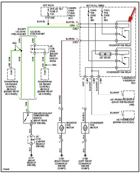 1991 honda accord fan wiring diagram 